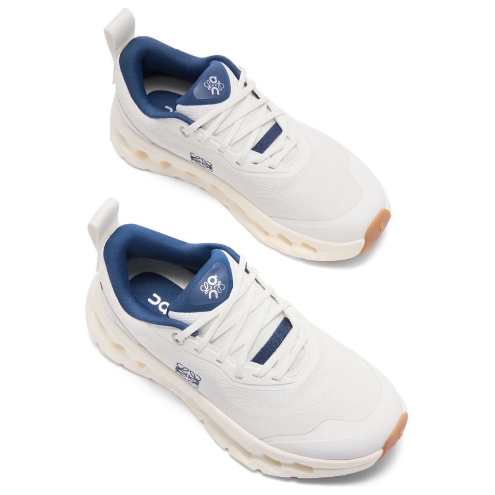👟LOEWE x On昂跑聯名Running Cloudtilt 2.0 Navi White 彈力再生針織鞋｜聯乘｜-細節圖4