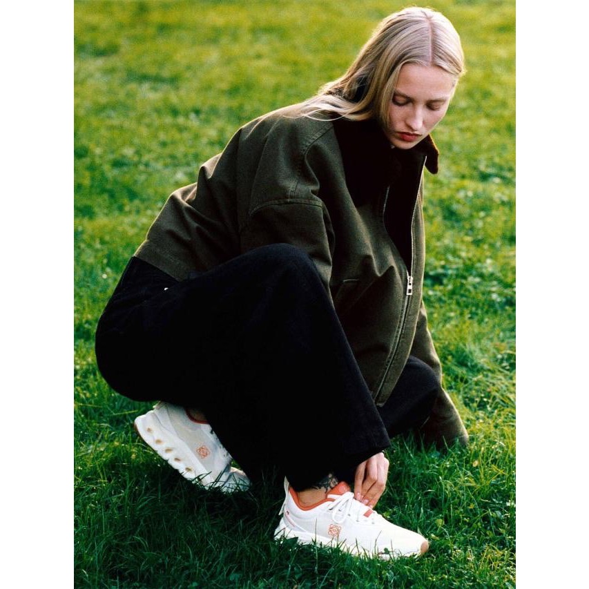 👟LOEWE x On昂跑聯名Running Cloudtilt 2.0 Coral White 彈力再生針織鞋｜聯乘-細節圖3