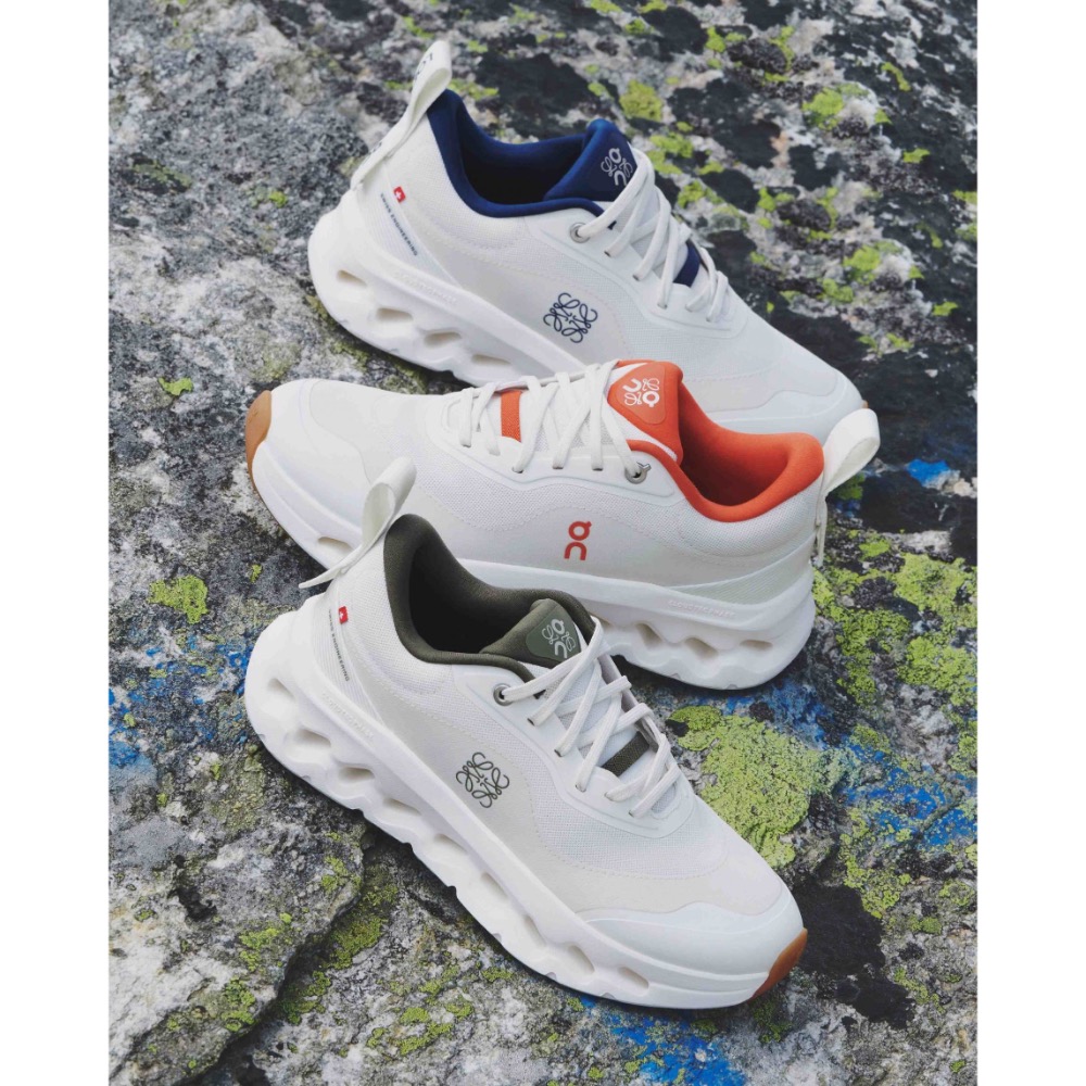 👟LOEWE x On昂跑聯名Running Cloudtilt 2.0 Coral White 彈力再生針織鞋｜聯乘-細節圖11