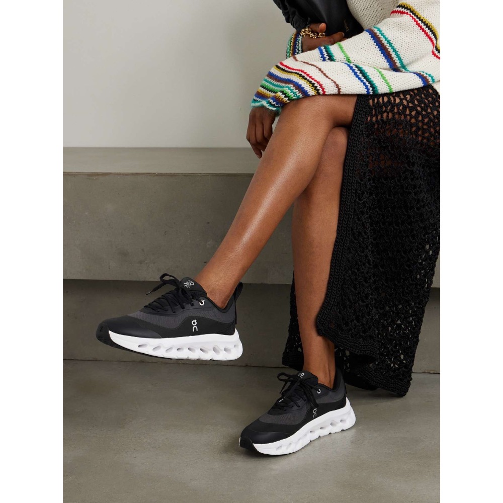 👟LOEWE x On昂跑聯名Running Cloudtilt 2.0 Black & White 彈力再生針織鞋｜-細節圖2