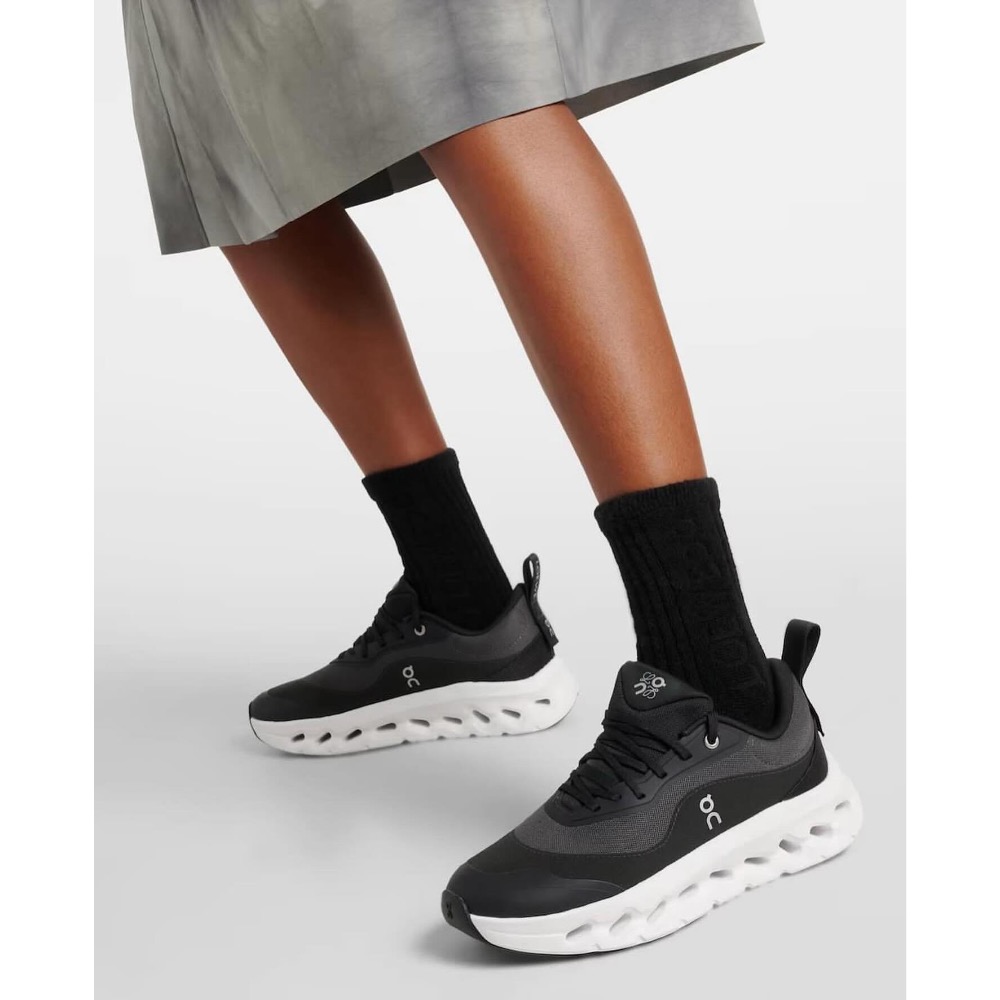 👟LOEWE x On昂跑聯名Running Cloudtilt 2.0 Black & White 彈力再生針織鞋｜-細節圖3
