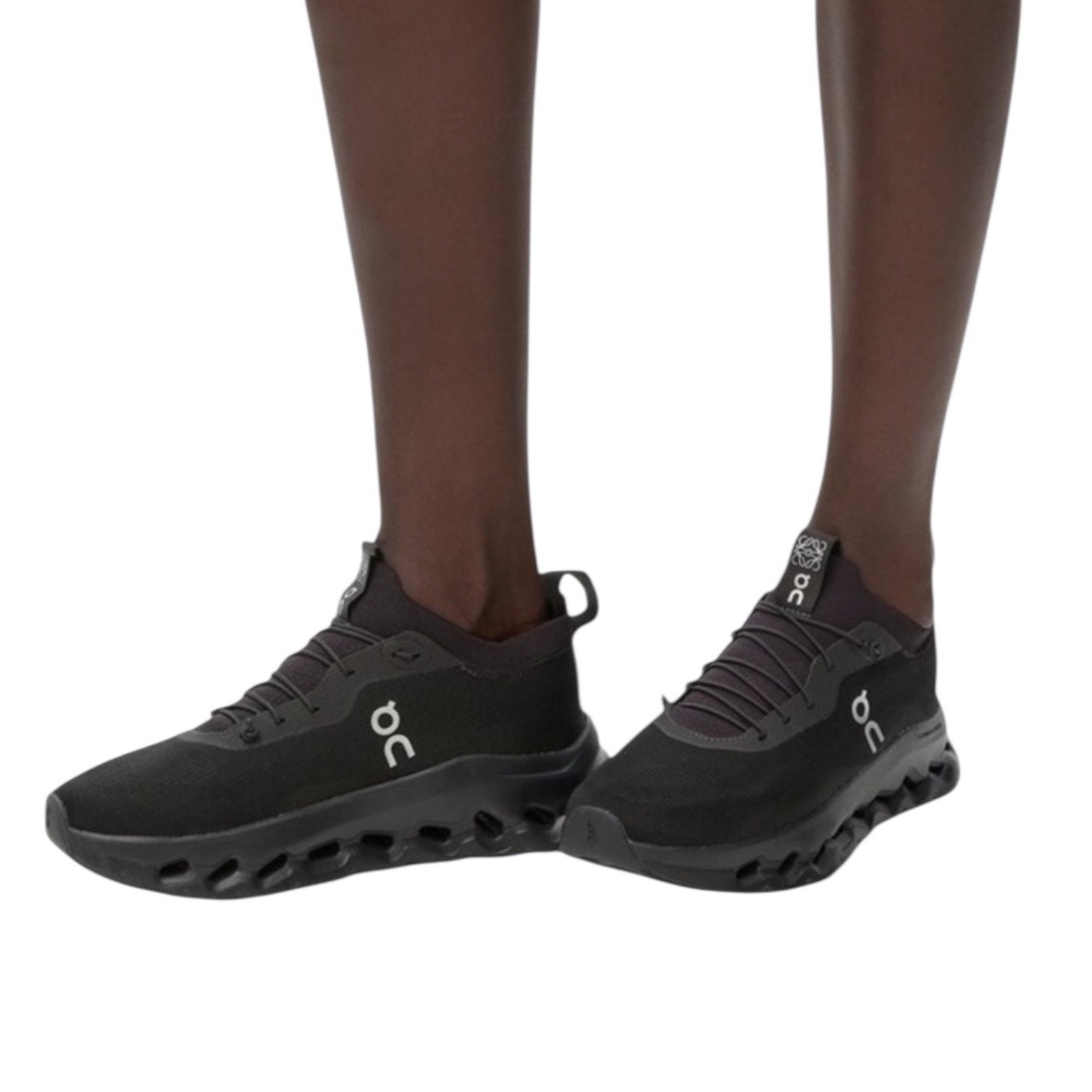 👟LOEWE x On昂跑聯名Running Cloudtilt 2.0 Black彈力再生針織鞋｜聯乘｜雲朵跑鞋｜跑-細節圖5