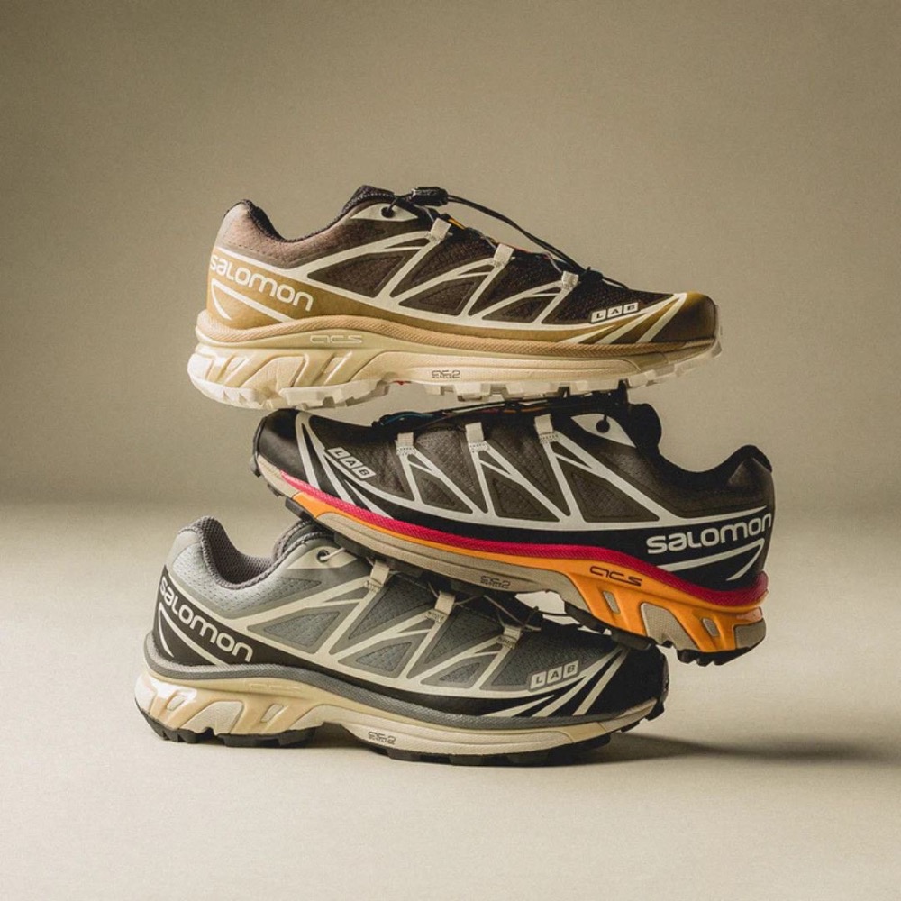 👟 Salomon XT-6 越野登山鞋 L47305700 銀灰色｜白色｜黑色｜奶油色｜網眼布鞋面｜防潑水｜運動鞋-細節圖11