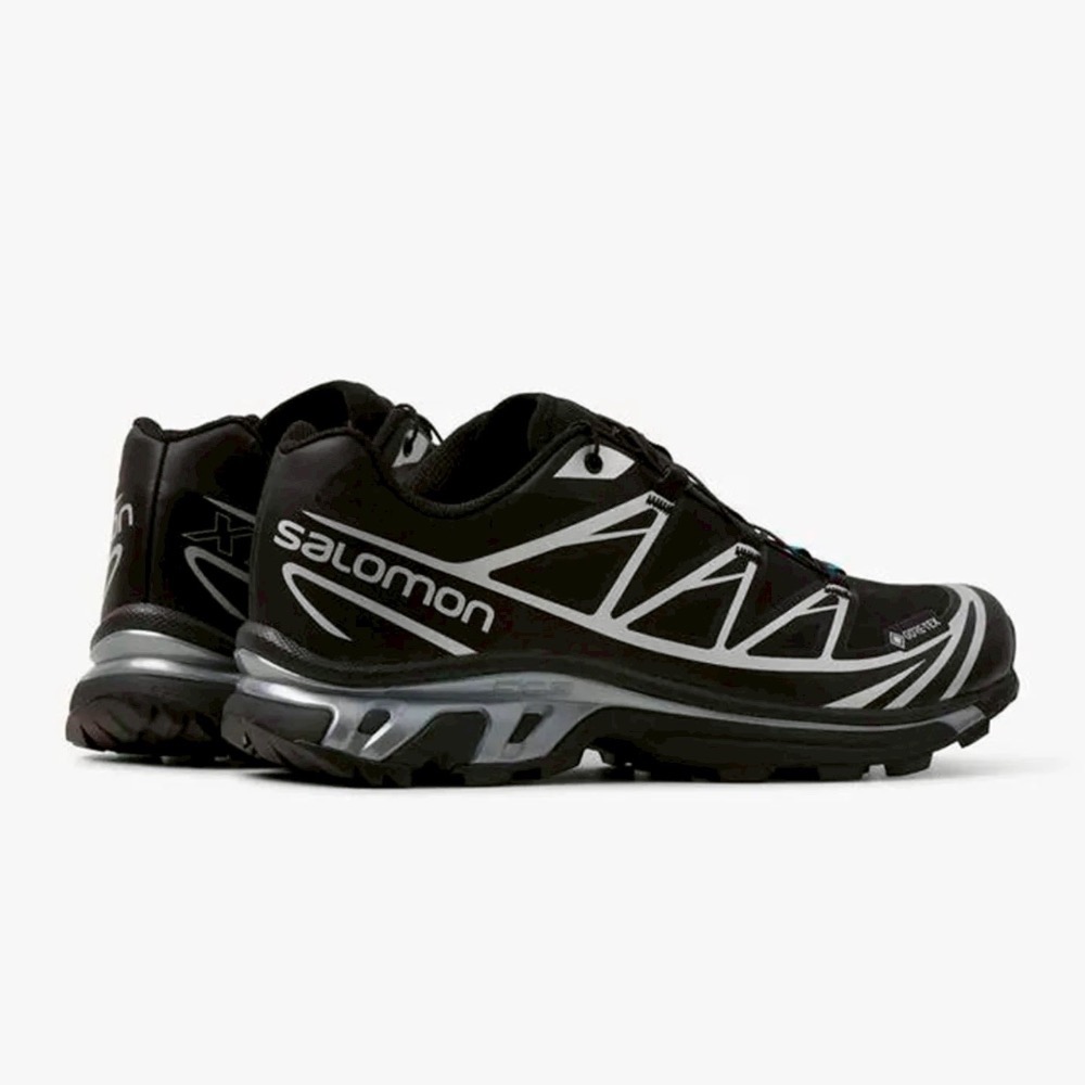 👟 Salomon XT-6 越野登山鞋 L47450600 黑銀色｜黑色｜銀色｜白色｜網眼布鞋面｜防潑水｜運動鞋 男-細節圖9