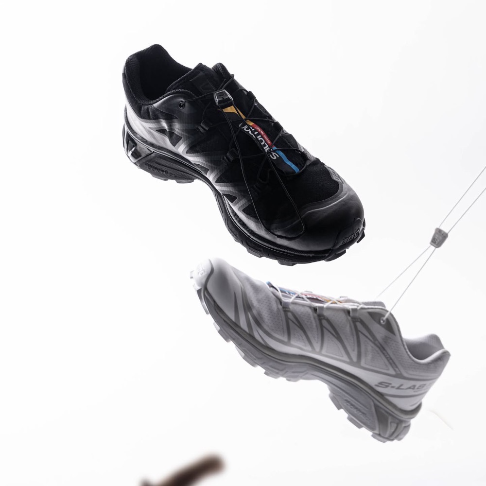👟 Salomon XT-6 越野登山鞋 L41252900 白灰色｜月岩灰｜白色｜網眼布鞋面｜防潑水｜運動鞋 男女通-細節圖4