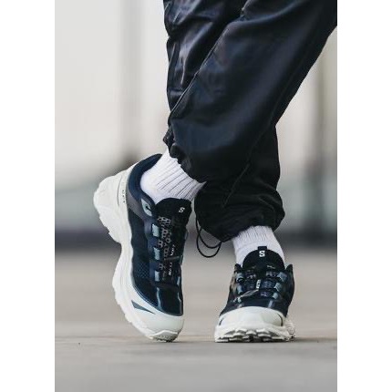 👟Salomon XT-6 FT 越野運動鞋 寶石藍｜海軍藍｜深藍色｜白色｜網眼布鞋面｜防潑水 男女通用款鞋-細節圖9