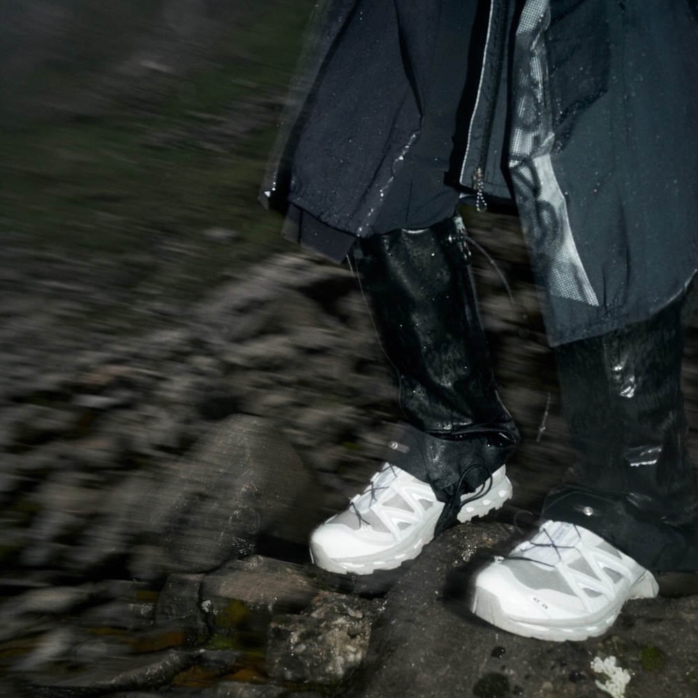 👟 Salomon XT-Quest GTX 越野登山鞋 白灰色｜白色｜灰色｜網眼布鞋面｜防潑水｜運動鞋 男女通用款鞋-細節圖8