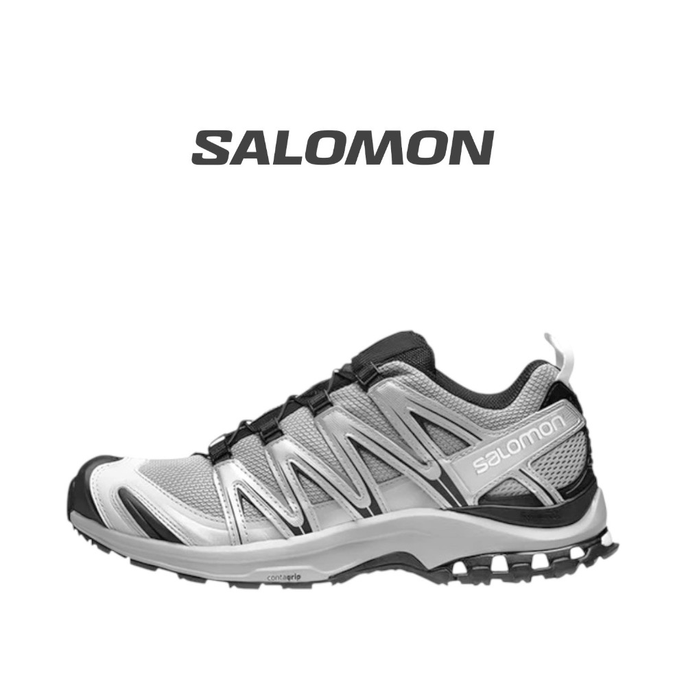 👟 Salomon XA Pro 3D 越野跑步鞋 灰黑銀色｜合金灰｜黑色｜淺灰色｜銀色｜白色｜網眼布鞋面｜防潑水 運-細節圖4