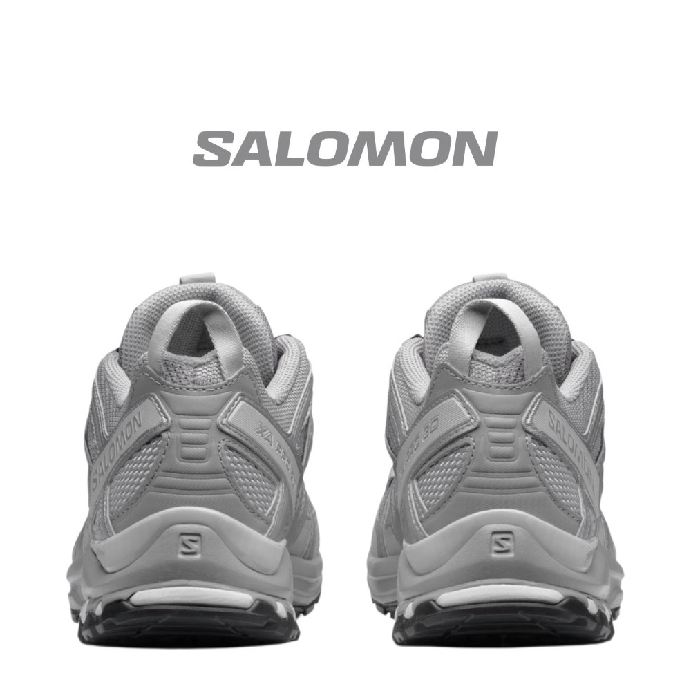 👟 Salomon XA Pro 3D 越野跑步鞋 銀灰色｜灰色｜銀色｜黑色｜網眼布鞋面｜防潑水 運動鞋 男女通用款鞋-細節圖10