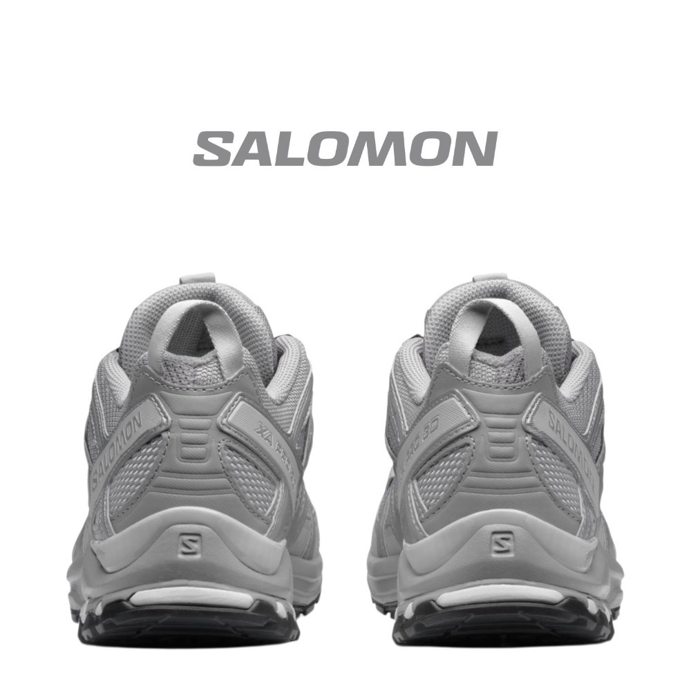 👟 Salomon XA Pro 3D 越野跑步鞋 銀灰色｜灰色｜銀色｜黑色｜網眼布鞋面｜防潑水 運動鞋 男女通用款鞋-細節圖10