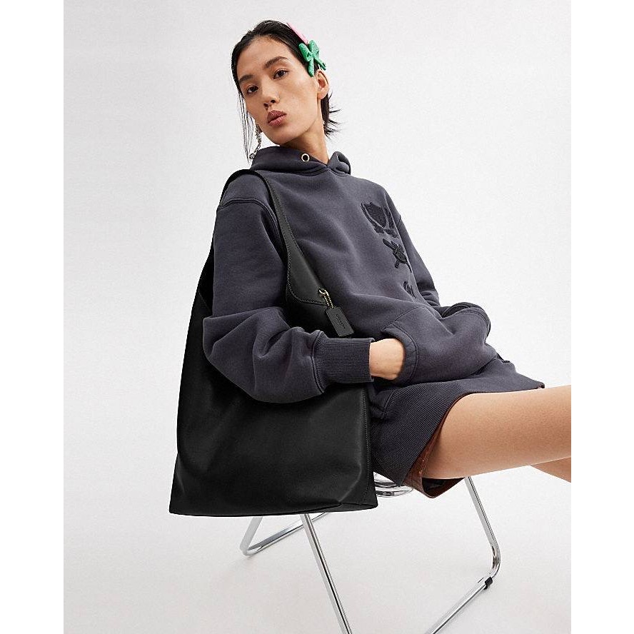 👜Coach BROOKLYN 39 單肩手袋 黑色-細節圖2