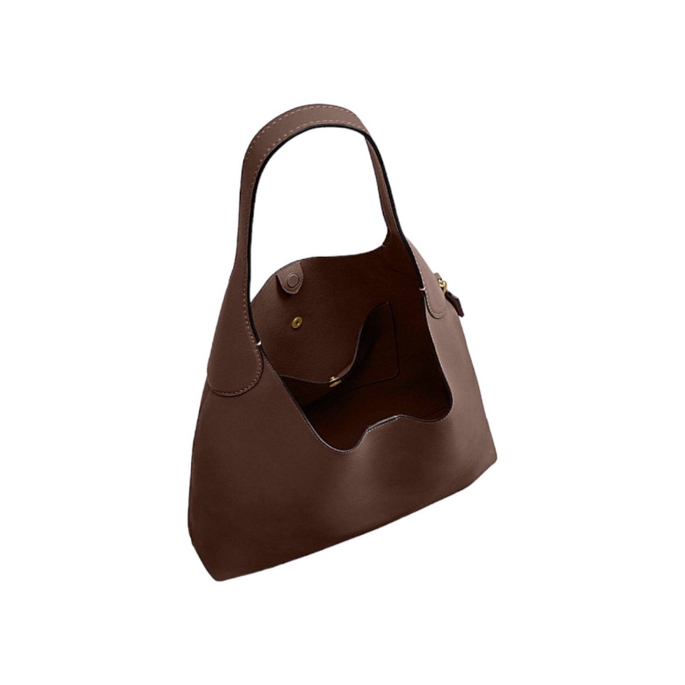 👜Coach BROOKLYN 39 單肩手袋 棕色-細節圖7