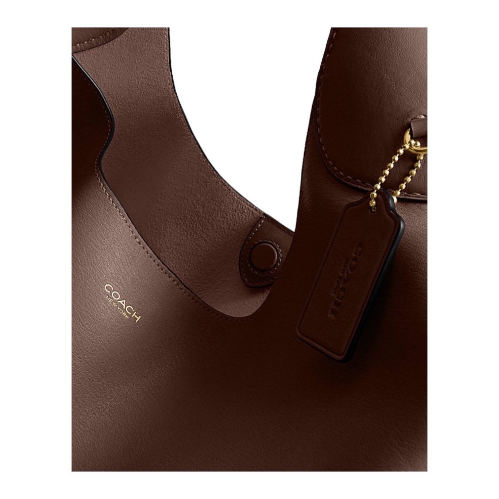 👜Coach BROOKLYN 39 單肩手袋 棕色-細節圖8