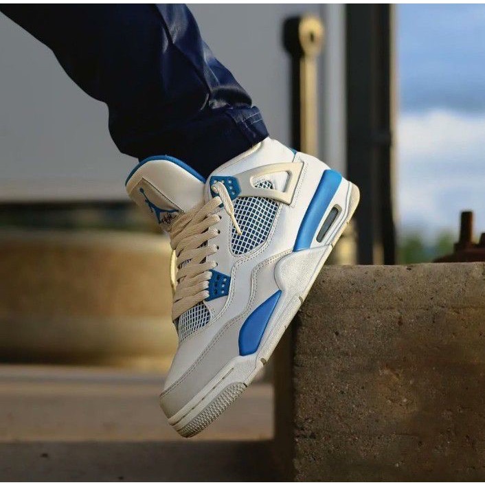 👟Air Jordan 4 Retro ＂Military Blue＂ 軍藍色  FV5029-141 男女通用鞋款-細節圖2