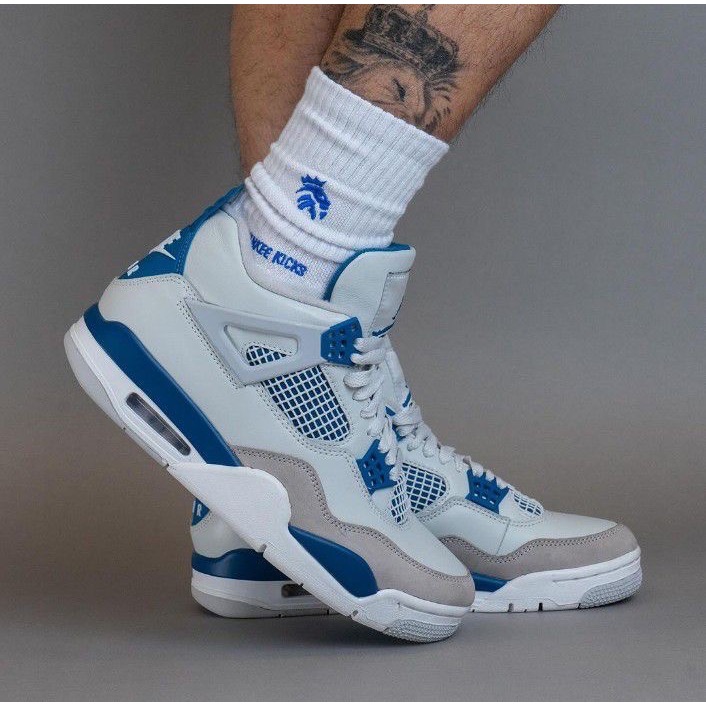 👟Air Jordan 4 Retro ＂Military Blue＂ 軍藍色  FV5029-141 男女通用鞋款-細節圖5