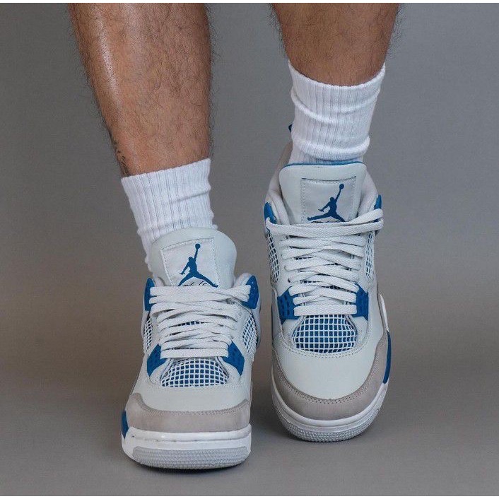 👟Air Jordan 4 Retro ＂Military Blue＂ 軍藍色  FV5029-141 男女通用鞋款-細節圖6