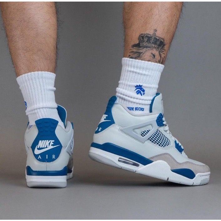 👟Air Jordan 4 Retro ＂Military Blue＂ 軍藍色  FV5029-141 男女通用鞋款-細節圖7