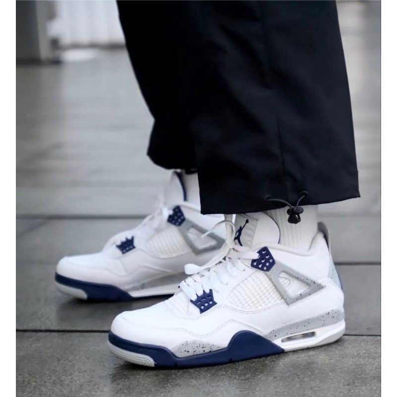👟Air Jordan 4 Retro ＂Midnight Navy ＂ 午夜藍 DH6927-140 男女通用鞋款-細節圖3