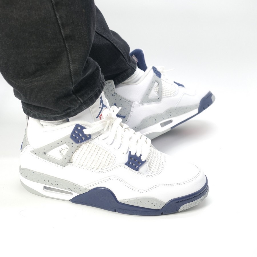 👟Air Jordan 4 Retro ＂Midnight Navy ＂ 午夜藍 DH6927-140 男女通用鞋款-細節圖4