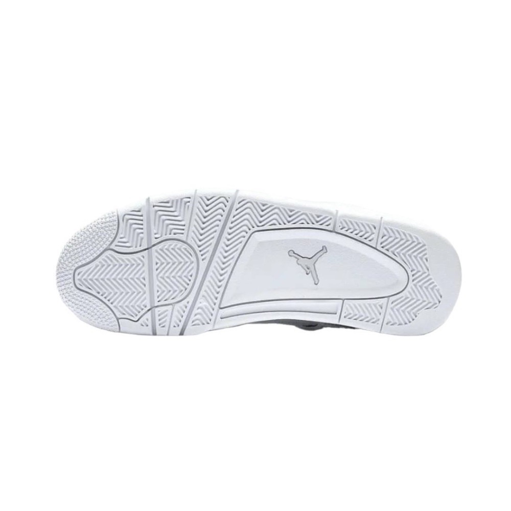 👟Air Jordan 4 “Pure Money” 白銀色 308497-100 男女通用鞋款-細節圖10