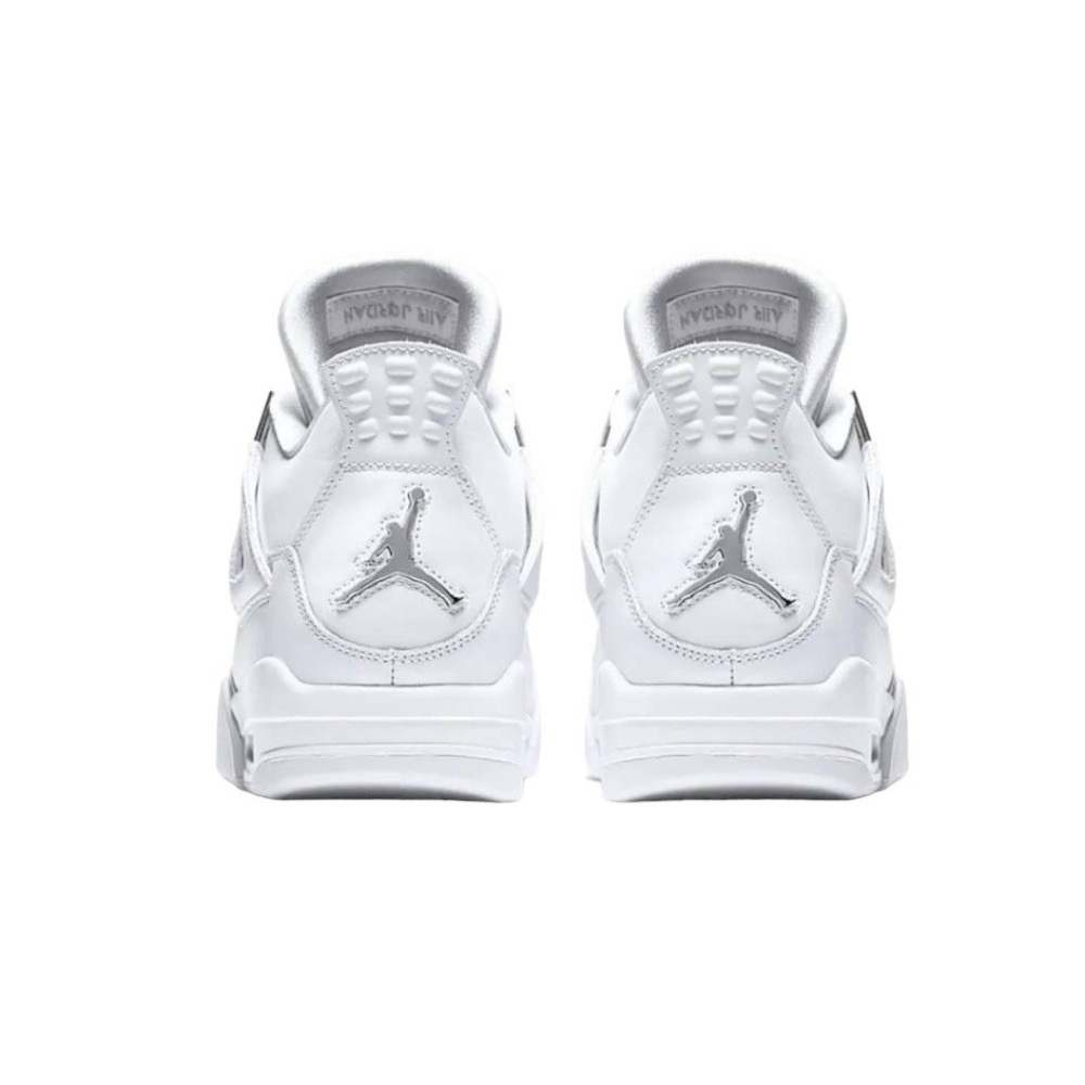 👟Air Jordan 4 “Pure Money” 白銀色 308497-100 男女通用鞋款-細節圖11