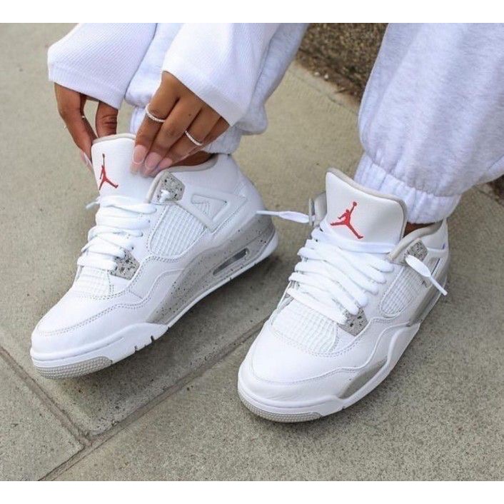 👟Air Jordan 4 “White Oreo ＇＇ 白水泥 CT8527-100男女通用鞋款-細節圖3