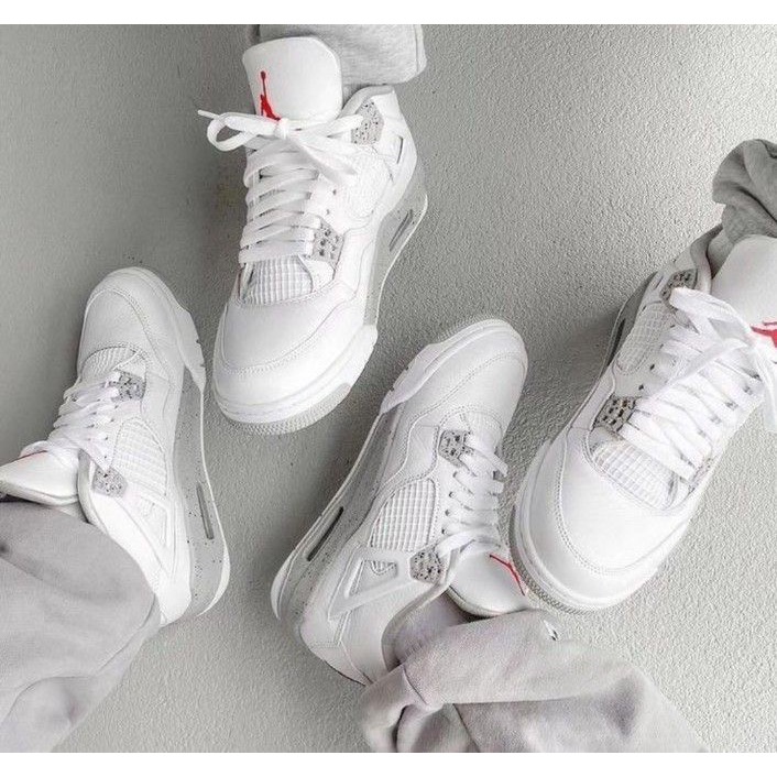👟Air Jordan 4 “White Oreo ＇＇ 白水泥 CT8527-100男女通用鞋款-細節圖4