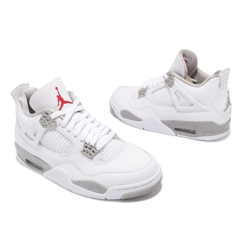 👟Air Jordan 4 “White Oreo ＇＇ 白水泥 CT8527-100男女通用鞋款-細節圖10