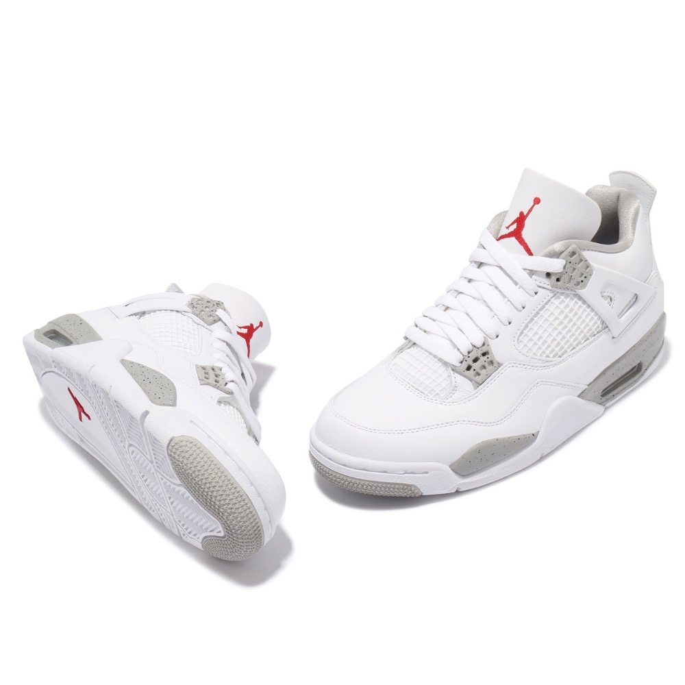 👟Air Jordan 4 “White Oreo ＇＇ 白水泥 CT8527-100男女通用鞋款-細節圖11