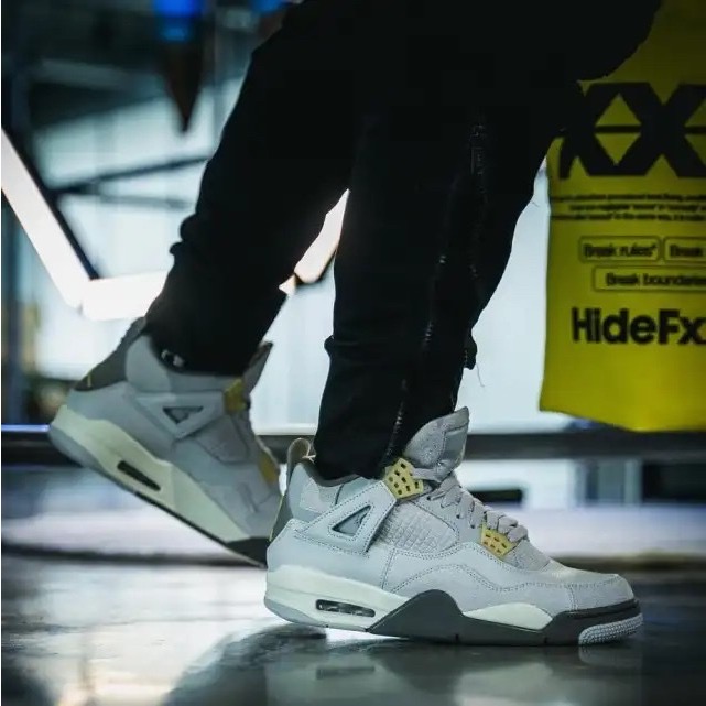 👟Air Jordan 4 SE Craft “Photon Dust” 暖灰色 DV3742-021 男鞋款-細節圖3