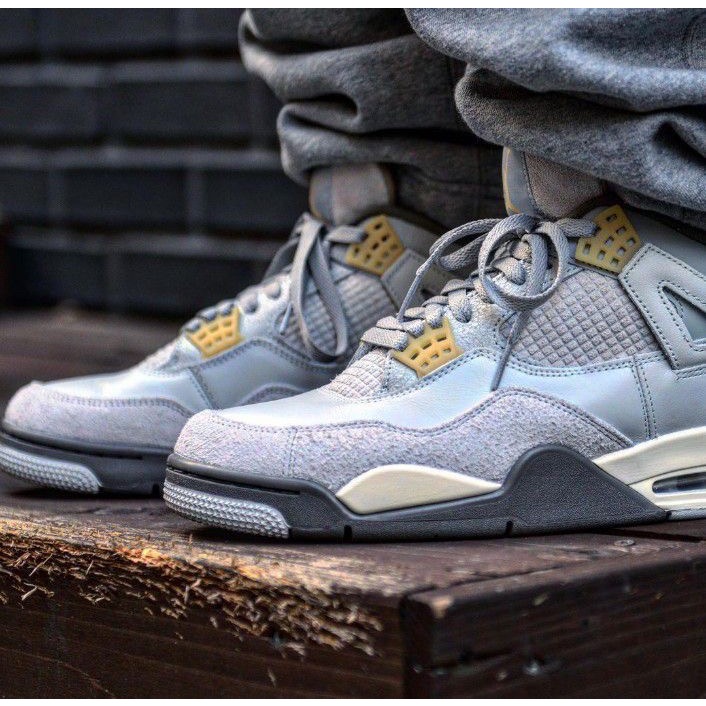 👟Air Jordan 4 SE Craft “Photon Dust” 暖灰色 DV3742-021 男鞋款-細節圖6