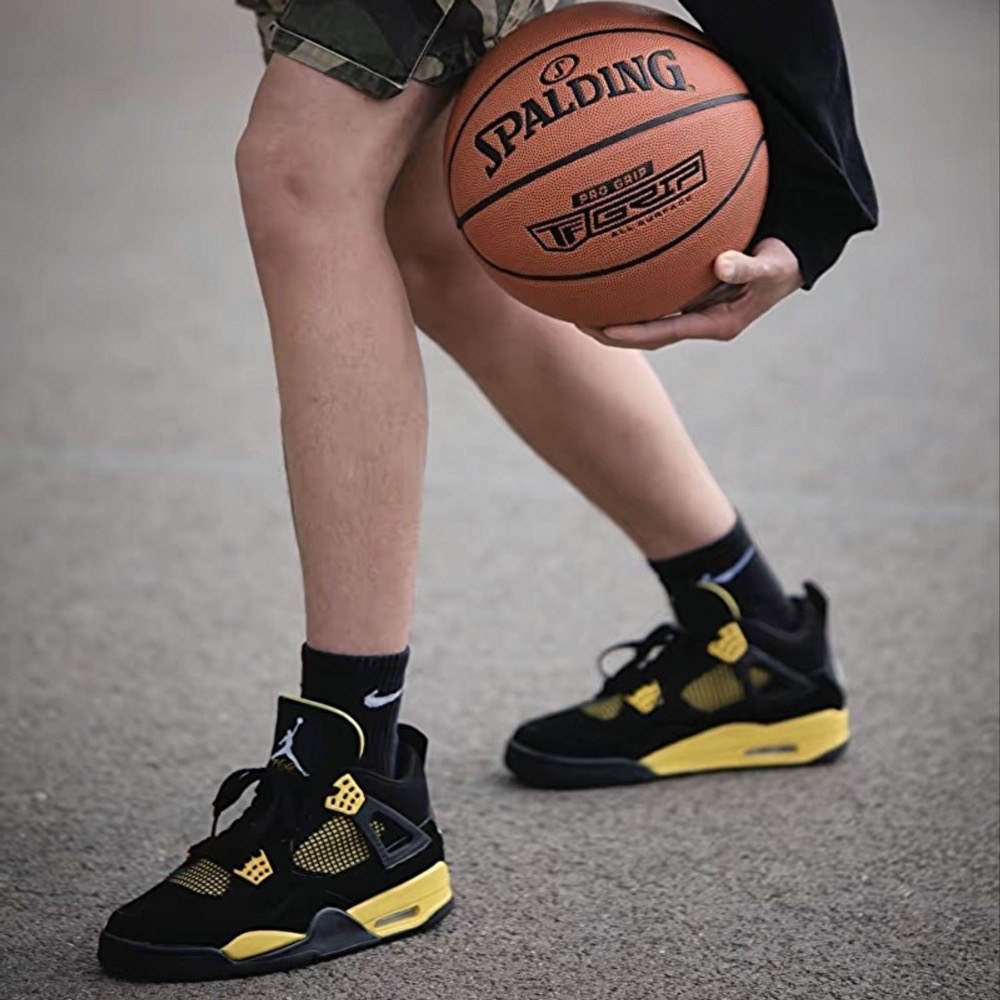 👟Air Jordan 4 “Thunder” 黑黃色 DH6927-017 男鞋款-細節圖8