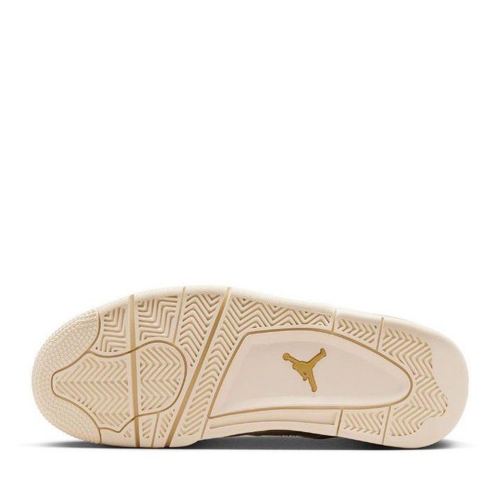 Air Jordan 4 “Sail Metallic Gold”白金色/帆船白AQ9129-170 男女通用鞋款-細節圖10