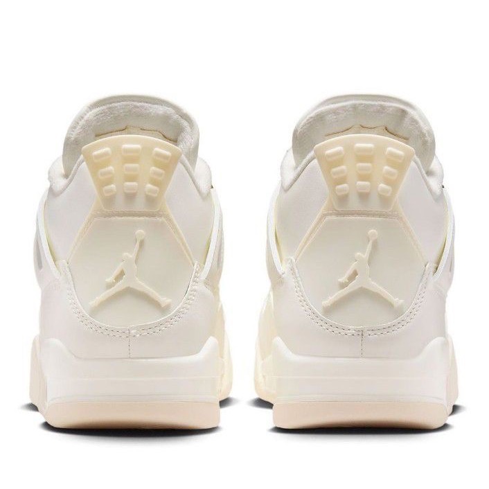 Air Jordan 4 “Sail Metallic Gold”白金色/帆船白AQ9129-170 男女通用鞋款-細節圖11