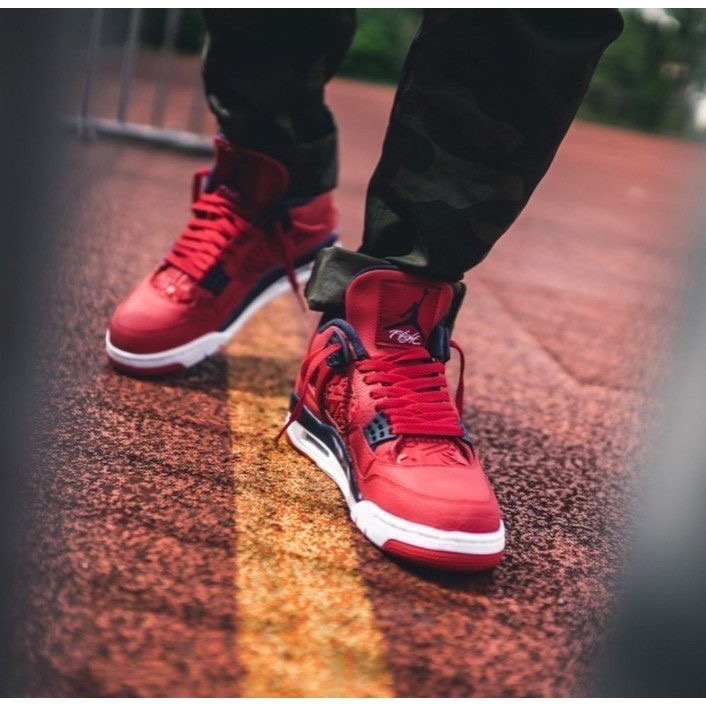 👟Air Jordan 4 SE ＇ FIBA ＇ 紅藍色CI1184-617 男鞋款-細節圖2