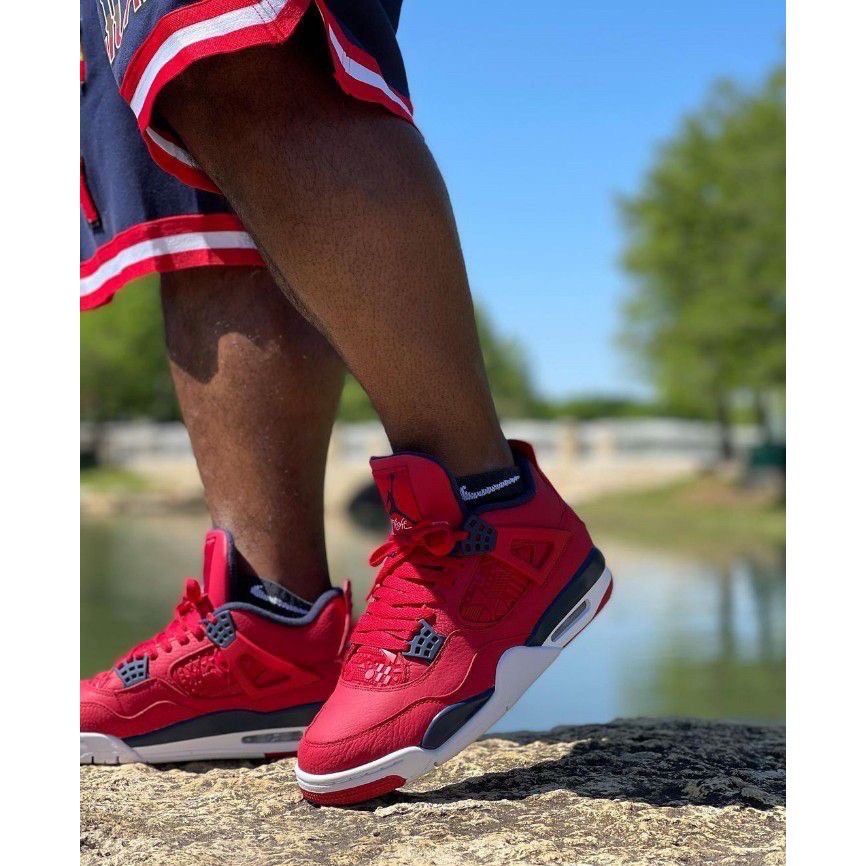 👟Air Jordan 4 SE ＇ FIBA ＇ 紅藍色CI1184-617 男鞋款-細節圖5