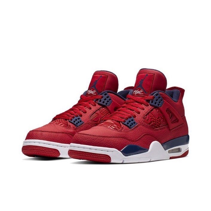👟Air Jordan 4 SE ＇ FIBA ＇ 紅藍色CI1184-617 男鞋款-細節圖8
