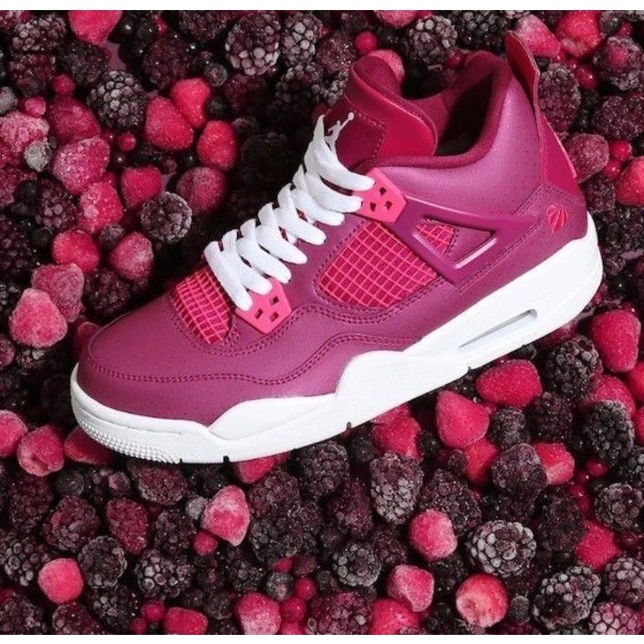 👟Air Jordan 4 Retro GS ＇Valentine＇s Day＇ 桃紅色 487724-661  女鞋-細節圖7