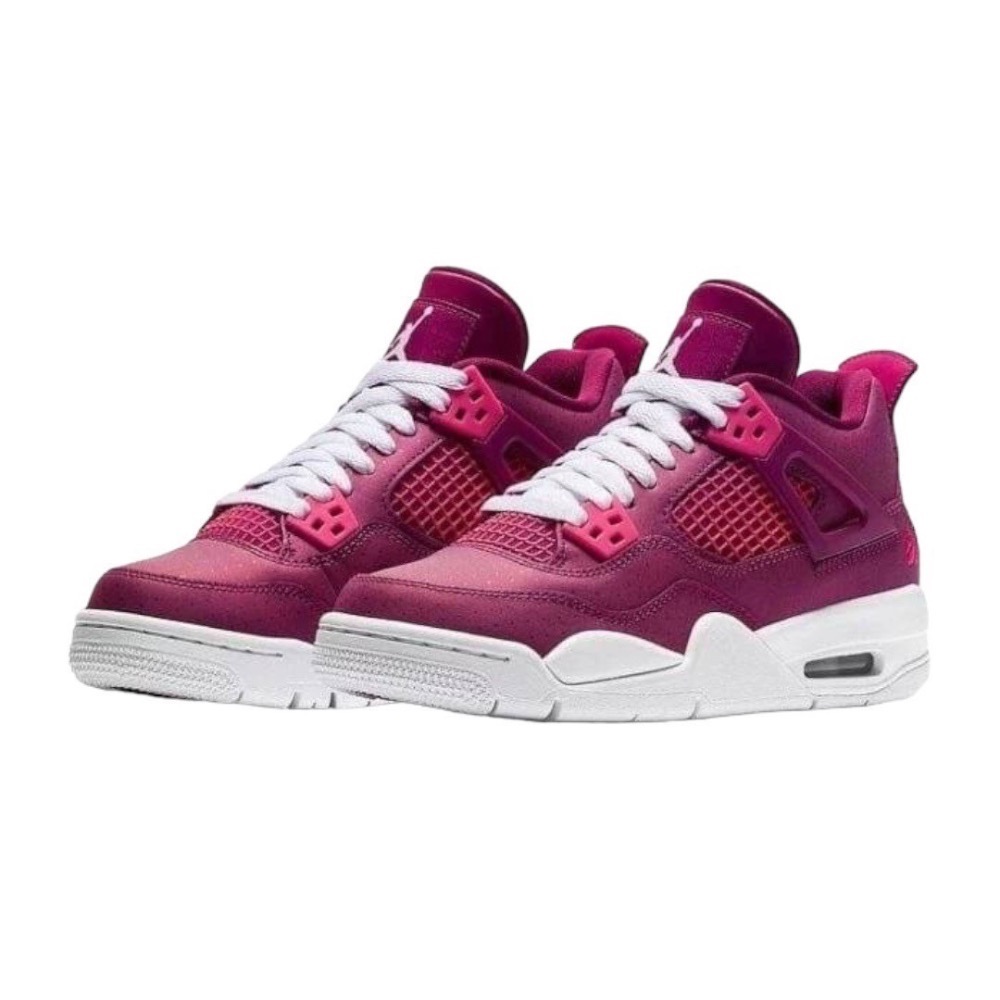👟Air Jordan 4 Retro GS ＇Valentine＇s Day＇ 桃紅色 487724-661  女鞋-細節圖10