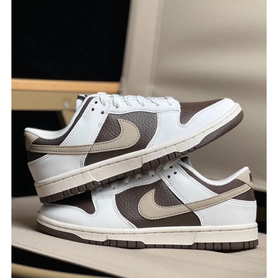 👟Nike Dunk Low 頂峰白/巴洛克棕色/摩卡色/咖啡色/棕白色/淺棕勾 HF4292-100 男款-細節圖3