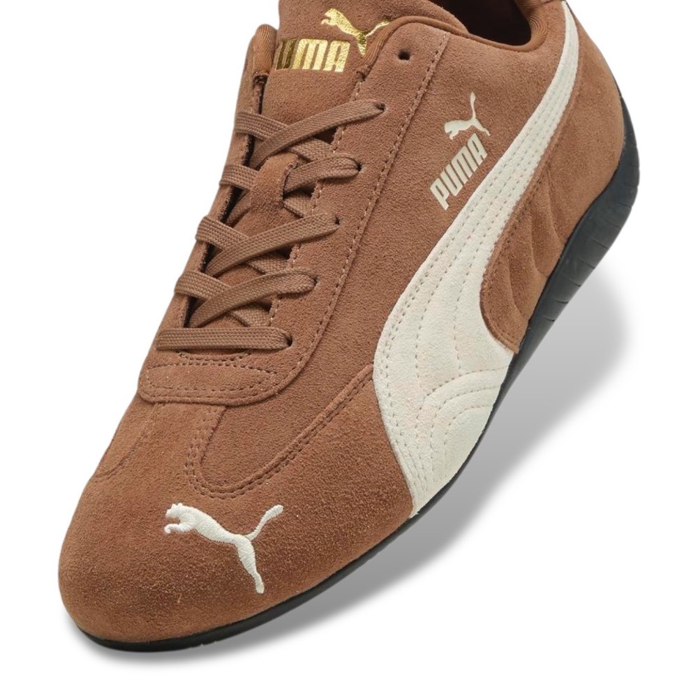 👟PUMA Speedcat OG 賽車運動鞋｜棕白色｜棕色｜白色｜麂皮｜休閒鞋｜平底鞋｜男女通用款鞋-細節圖10