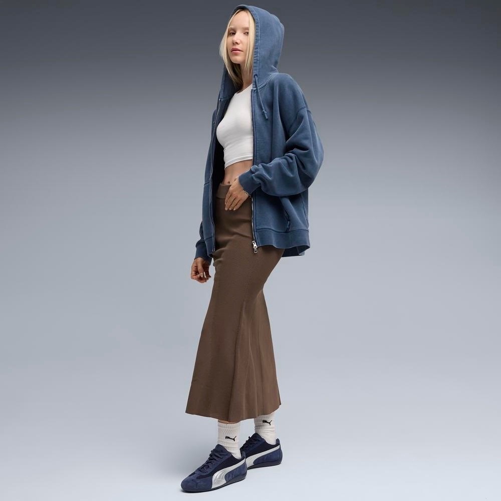 👟PUMA Speedcat Premium 賽車運動鞋｜深藍銀色｜海軍藍｜銀色｜網布｜皮革｜麂皮｜休閒鞋｜平底鞋｜男-細節圖2