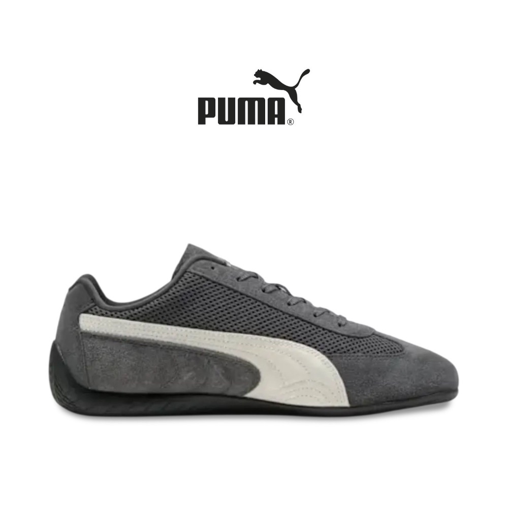 👟PUMA Speedcat Premium 賽車運動鞋｜炭灰銀｜煙灰｜黑灰｜銀色｜網布｜皮革｜麂皮｜休閒鞋｜平底鞋｜-細節圖6