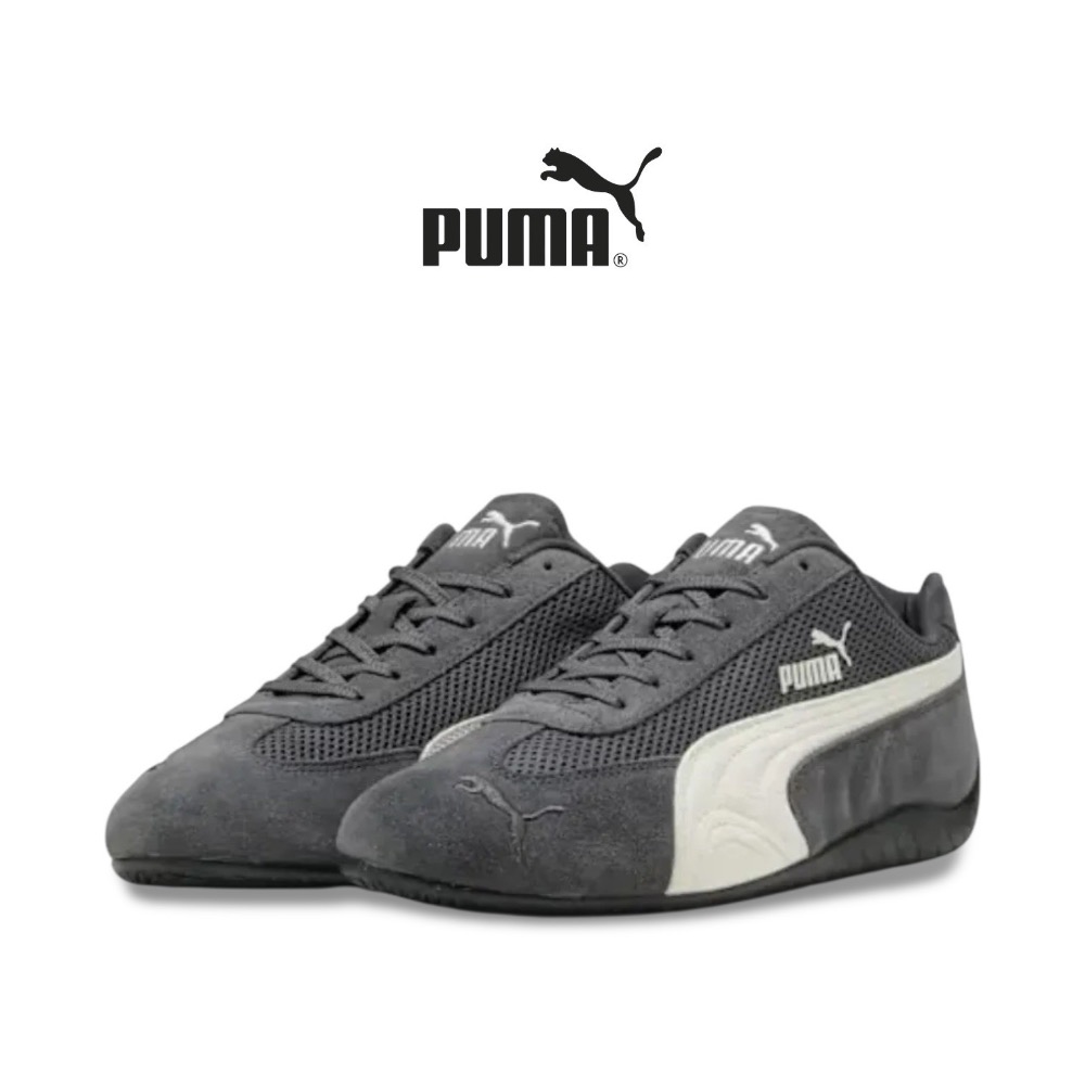 👟PUMA Speedcat Premium 賽車運動鞋｜炭灰銀｜煙灰｜黑灰｜銀色｜網布｜皮革｜麂皮｜休閒鞋｜平底鞋｜-細節圖7