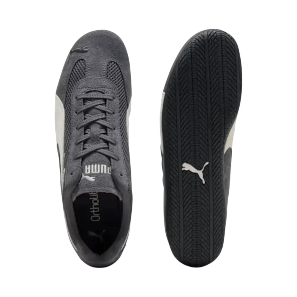 👟PUMA Speedcat Premium 賽車運動鞋｜炭灰銀｜煙灰｜黑灰｜銀色｜網布｜皮革｜麂皮｜休閒鞋｜平底鞋｜-細節圖8
