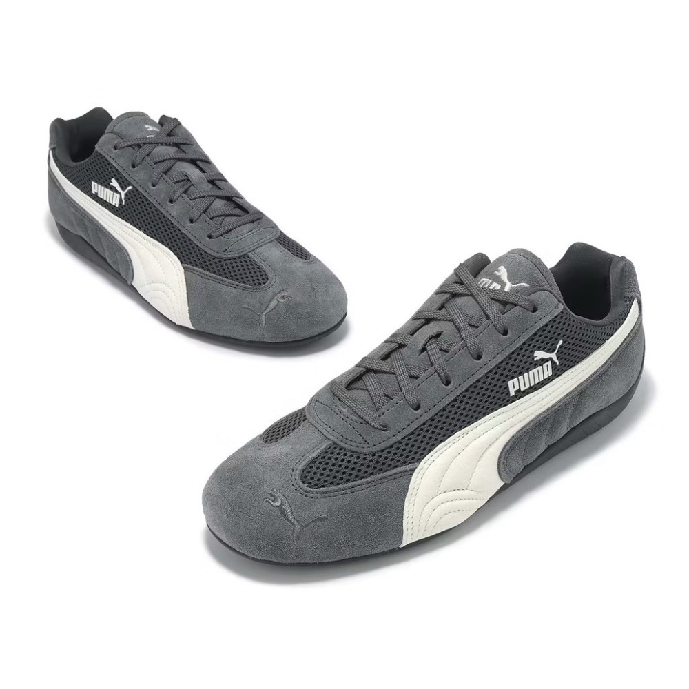 👟PUMA Speedcat Premium 賽車運動鞋｜炭灰銀｜煙灰｜黑灰｜銀色｜網布｜皮革｜麂皮｜休閒鞋｜平底鞋｜-細節圖10