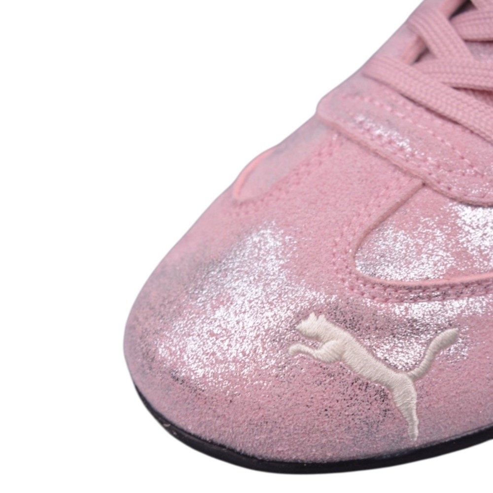 👟PUMA Speedcat OG “FORMULA PINK” ATMOS 聯名款賽車運動鞋｜金屬粉｜粉銀色｜粉紅色-細節圖7