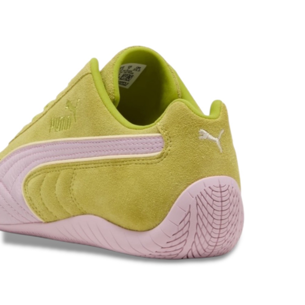 👟Puma Speedcat Piping 賽車運動鞋｜綠粉色｜芥末綠｜淺粉色｜皮革｜麂皮｜休閒鞋｜平底鞋｜女款鞋-細節圖7