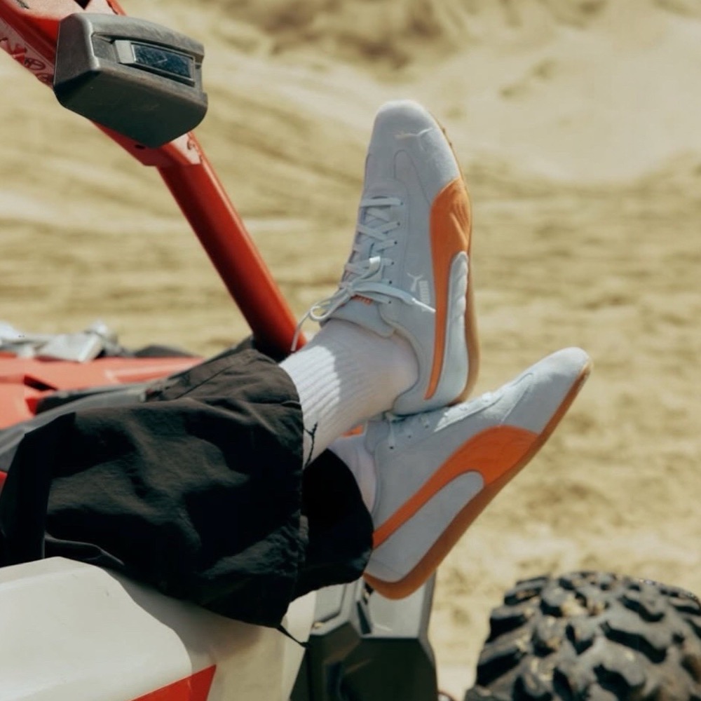 👟PUMA Speedcat OG 賽車運動鞋｜ROSE代言著用款｜藍橘色｜淡藍色｜橘色｜白色｜麂皮｜休閒鞋｜平底鞋｜-細節圖2