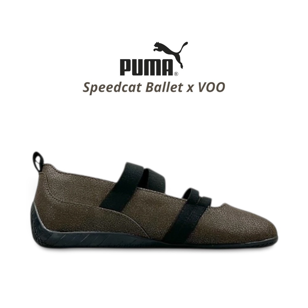 👟PUMA Speedcat Ballet x VOO聯名款休閒鞋 深可可棕色｜可可色｜深棕色｜摩卡色｜皮革｜麂皮｜裂-細節圖7